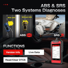 Load image into Gallery viewer, Thinkcar SF100 OBD2 Auto Scanner Engine ABS Airbag Code Reader Electronic Parkin