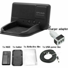 Load image into Gallery viewer, Universal Car GPS HUD Head up display Driving Speed Project windscreen Must Have