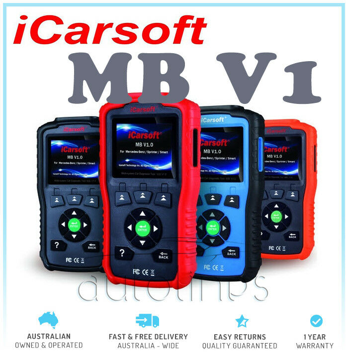 iCarsoft MB V1.0 Fits MERCEDES-BENZ OBD2 Diagnostic Fault Code Reset Scan Tool Secondary image