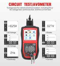 Load image into Gallery viewer, AUTEL AL539B OBD2 Car Fault Code Reader Scanner &amp; Battery Test Diagnostic Tool