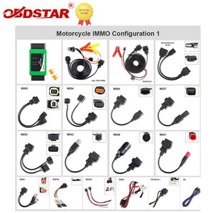 OBDSTAR Motorcycle IMMO KITS Configuration 1 Works with X300DP/X300DP Plus/X300 - Auto Lines Australia
