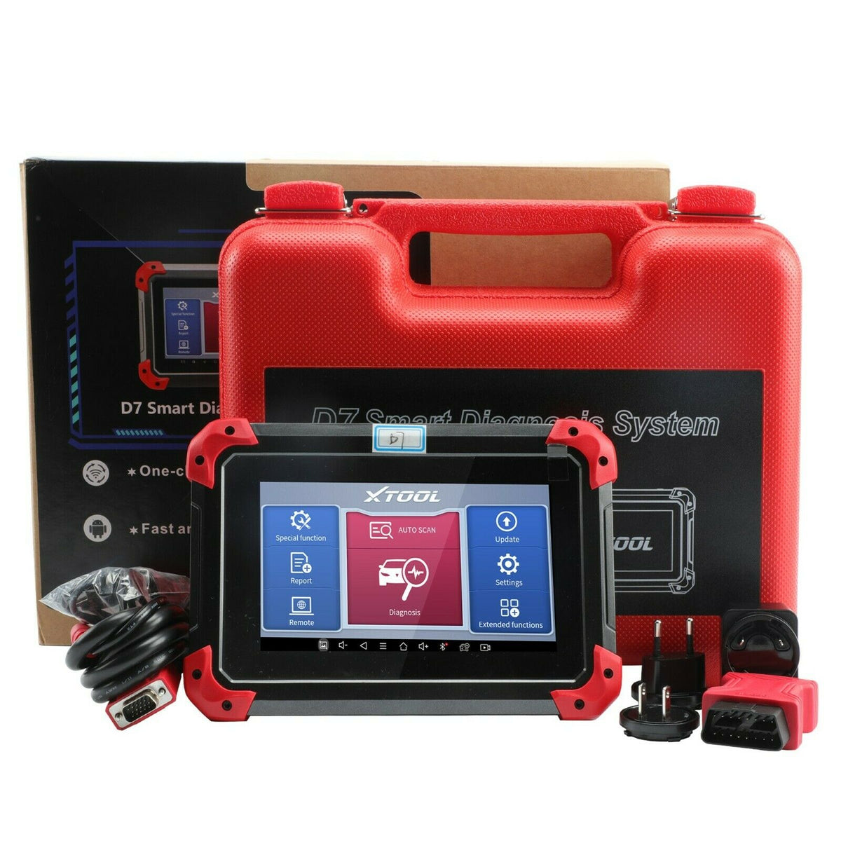 XTOOL D7 Car OBD2 All System Diagnostic Key Programming VIN Scanner ABS BMS IMMO - Auto Lines Australia Main image