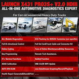 LAUNCH X431 PRO3S+ HDIII 12V Car/24V Truck Full System Diagnostic Tools Obd OBD2 - Auto Lines Australia