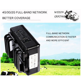 Vjoycar 2022 Latest Cow Sheep 4G GPS Tracker Solar Panel Power Collar For Cattle Auto Lines Australia