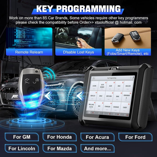 XTOOL D7W Wireless Bidirectional Scan Tool - Auto Lines Australia