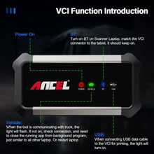 Load image into Gallery viewer, ANCEL X7 HD Heavy Duty Truck Scanner Full System 24V Diagnostic Tool OBD2 DPF