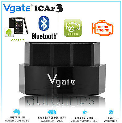 Vgate iCar 3 ELM327 BLUETOOTH OBD2 Fault Code Diagnostic Scan Tool For ANDROID Secondary image
