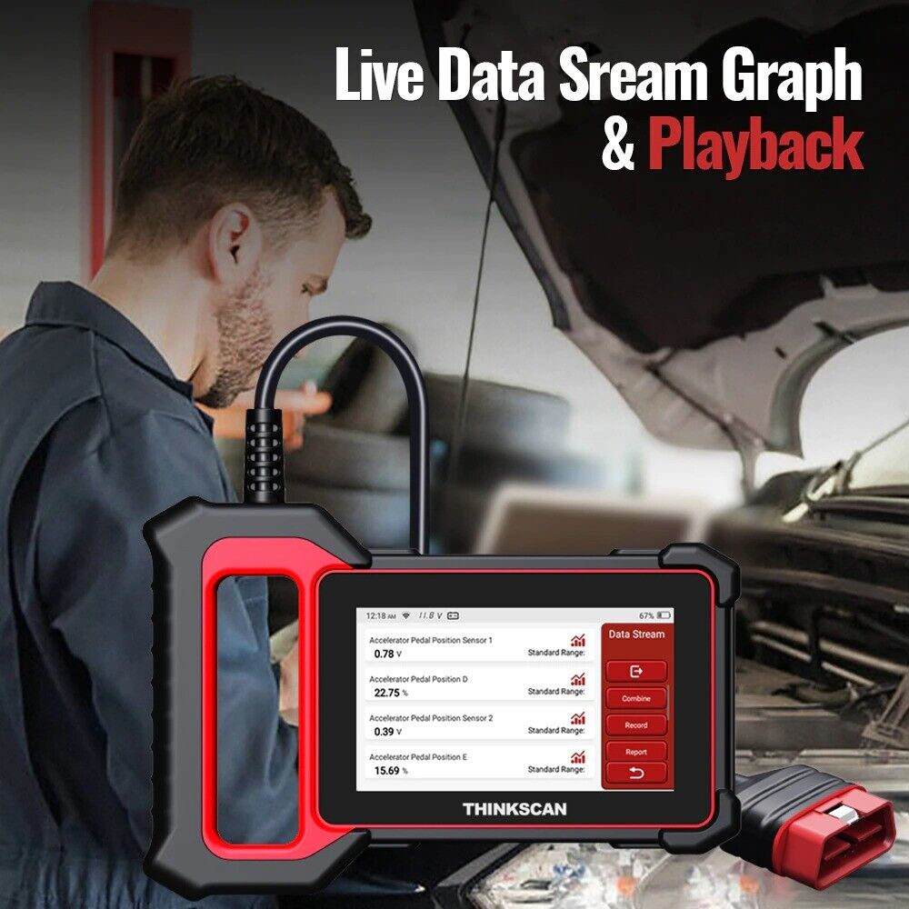 THINKCAR Thinkscan Plus S7 OBD2 Scanner 7System Code Reader Scan Diagnostic Tool