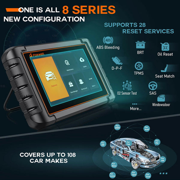 FOXWELL NT809 OBD2 Scanner Automotivo Car Diagnostic Tool All System Code Reader