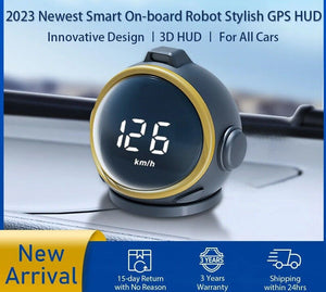 Newest Smart GPS HUD Future-oriented Robot Design Digital Speedometer Gesture