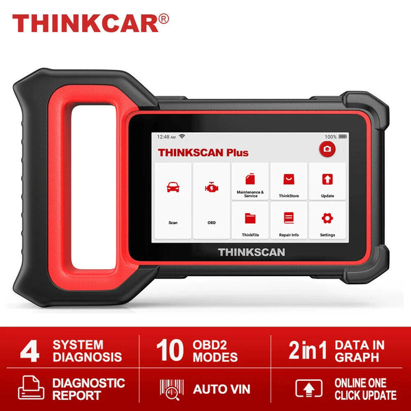 Thinkcar Thinkscan Plus S5 OBD2 Car Scanner OBD Engine ABS SRS Transmission Code