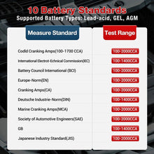 Load image into Gallery viewer, LAUNCH X431 CRB5001 OBD2 Scanner 12V Car Battery Tester Auto Diagnostic Tools - Auto Lines Australia