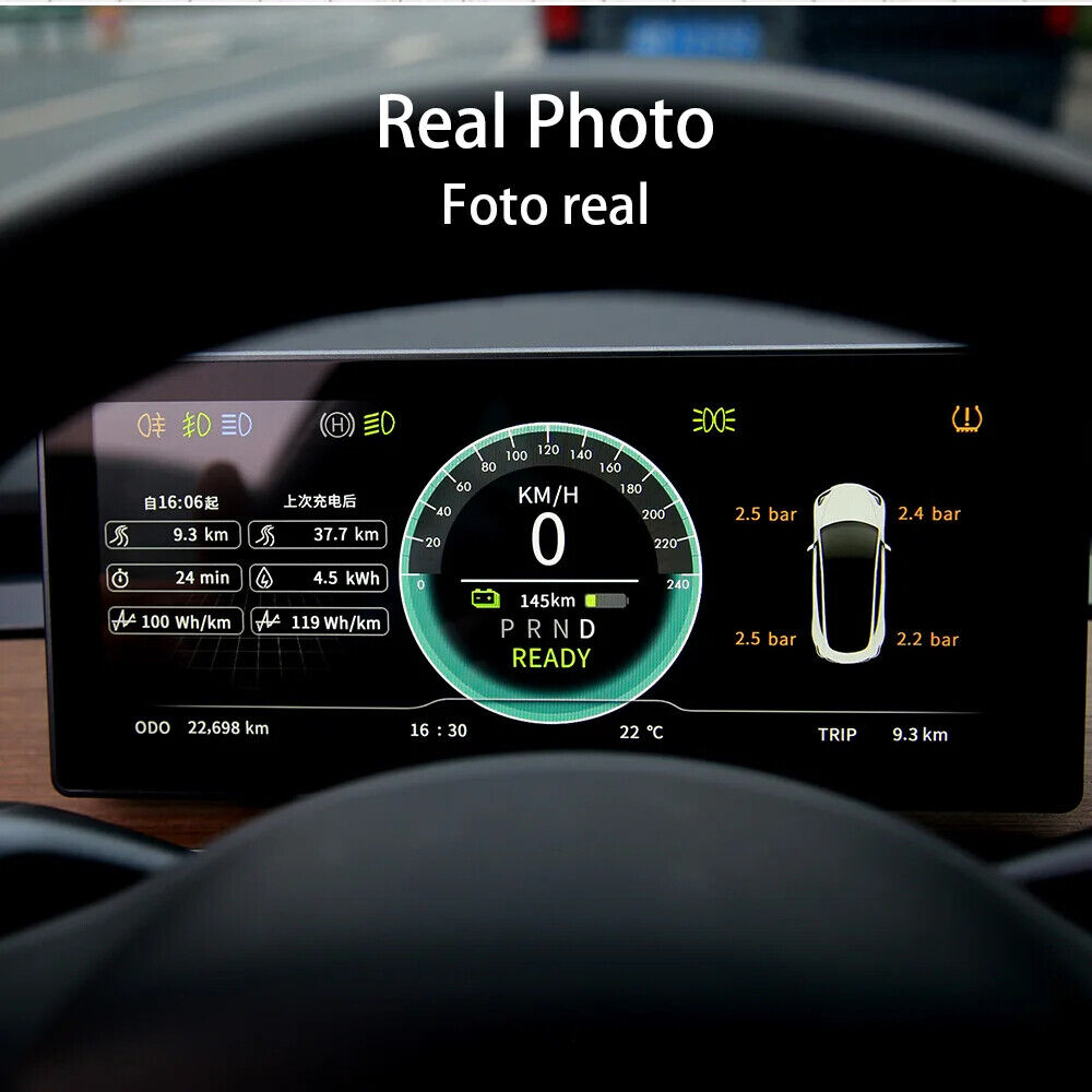 Digital HUD for Tesla Model 3 Performance On-board Computer LCD Display Speed
