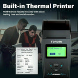 Car Battery Tester with Printer 12V 24V Load Tester TOPDON BT500P Analyzer Tool