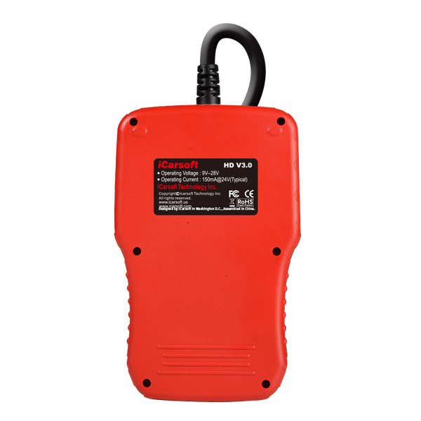 HEAVY DUTY DIESEL TRUCK DIAGNOSTIC SCANNER TOOL CODE READER iCarsoft HD V3.0 - Auto Lines Australia