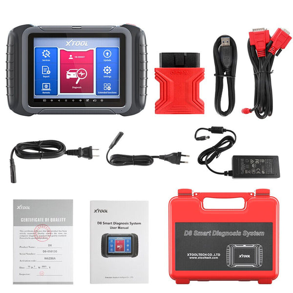 XTOOL D8 BT 2022 Newest Automotive OE All Systems Diagnostic Scanner ECU Coding - Auto Lines Australia