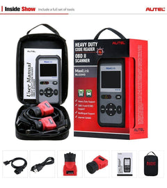 AUTEL MaxiLink ML529HD Heavy Duty Trucks Car Code Reader OBD2 Scanner Tool