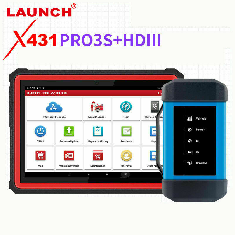 Launch X431 PRO3S+ HDIII 12V car & 24V truck Diagnostic tool Secondary image