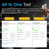 TOPDON Wireless Car Battery Tester Digital Tool AGM BT Mobile Lite Free APP