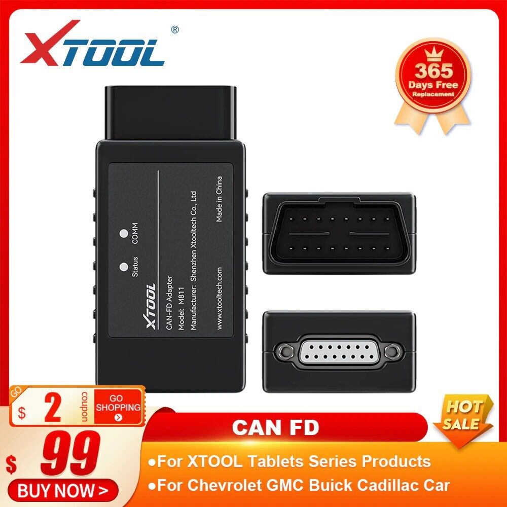 XTOOL CAN FD Adapter Diagnose ECU Systems Of Cars Meeting