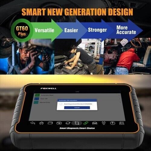 Foxwell GT60 Plus Premier Android Automotive Diagnostic Platform TPMS SAS EPB - Auto Lines Australia
