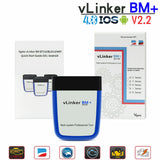Vgate OBD2 vLinker BM+ V2.2 Bimmercode For BMW Diagnostic Scanner Bluetooth WIFI