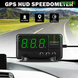 Car Universal Head Up Display Speed Warning Alarm Digital HUD GPS Speedometer