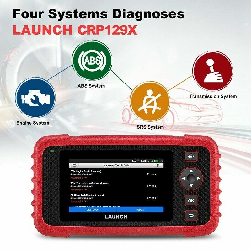 LAUNCH X431 CRP129X OBD2 Scanner Engine ABS SRS SAS AT TPMS EPB Diagnostic Tool - Auto Lines Australia