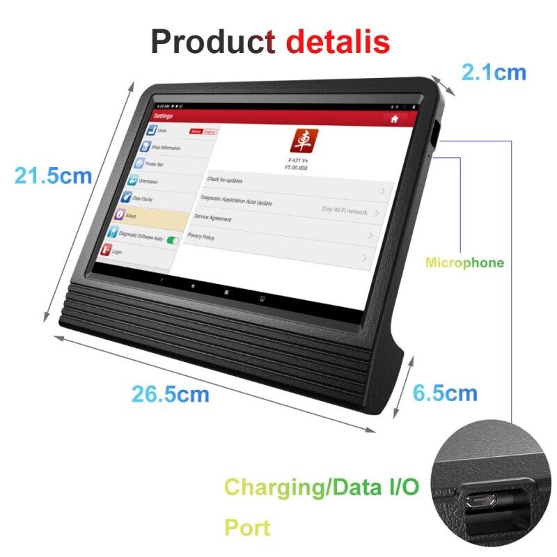 Launch X431V+4.0 Wifi/Bluetooth 10.1inch Tablet Global Version 2Years FreeUpdate