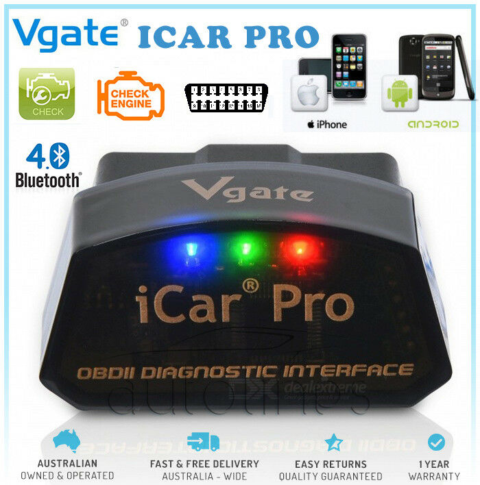 VGATE ICAR PRO Bluetooth 4.0 ELM327 OBD2 Car Diagnostic Scan Tool iPhone Android
