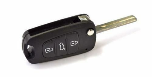 Fits HYUNDAI i30 i20 Elantra 3 Button 433MHz ID46 Chip Remote Complete Flip Key