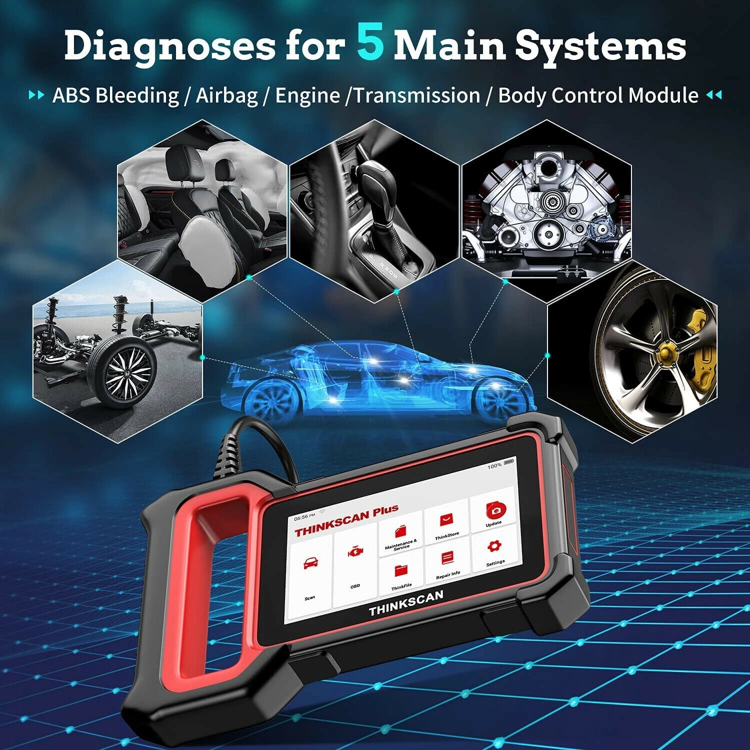 THINKCAR Thinkscan+ S4 OBD2 Auto Diagnostic Scanner Secondary image