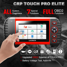 Load image into Gallery viewer, LAUNCH CRP Touch Pro Elite All System OBD2 Scanner Diagnostic &amp; Battery Tester