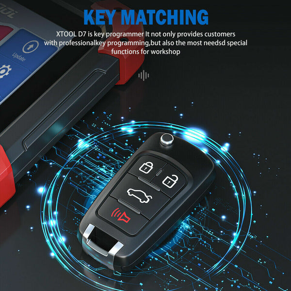 XTOOL D7 Car OBD2 All System Diagnostic Key Programming VIN Scanner ABS BMS IMMO - Auto Lines Australia