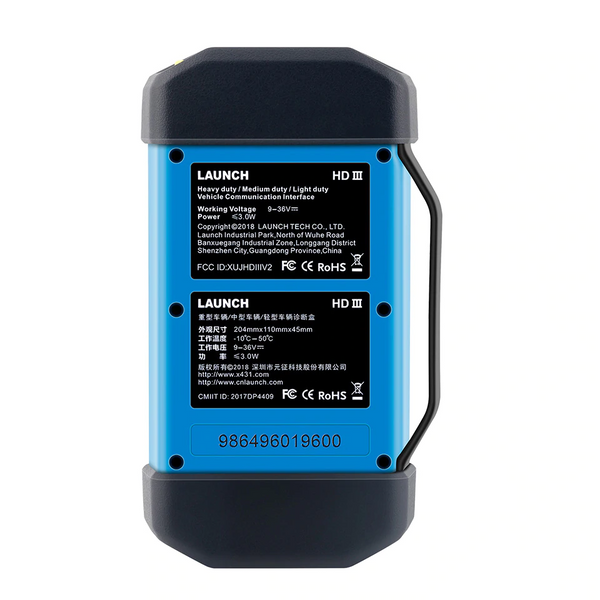 LAUNCH X431 Tablet & Heavy Duty Truck HD Module 24V Diesel Diagnostic Scanner - TRUCK SOFTWARE