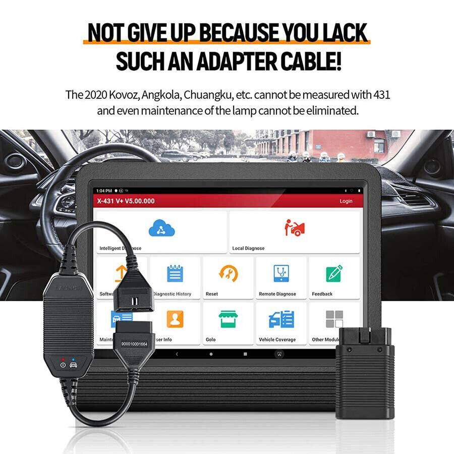 LAUNCH Official X431 CAN FD Adapter Code Reader CANFD Car Diagnostic Tool
