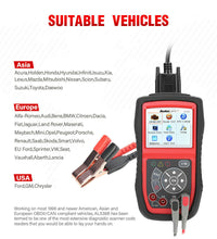 Load image into Gallery viewer, AUTEL AL539B OBD2 Car Fault Code Reader Scanner &amp; Battery Test Diagnostic Tool