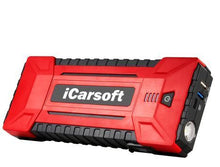 Load image into Gallery viewer, iCarsoft JS V30 12V Jump Starter 3000A Power Bank LED Light USB-C Fast Charge