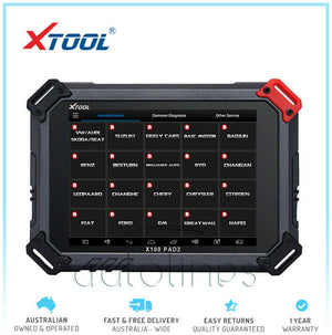 XTOOL X100 PAD2 OBD2 Diagnostic Key IMMO Oil TPMS Code Reader Scanner Tool - Auto Lines Australia