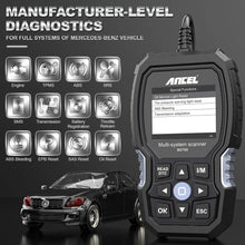 Load image into Gallery viewer, ANCEL BZ700 OBD2 Code Reader Professional for Mercedes for Benz All System ABS