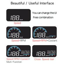 Load image into Gallery viewer, VH300 Car HUD 5.5&#39; Head Up Display OBD EUOBD Windshield Speedometer Projector