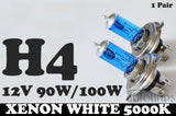 H4 100W / 90W 12V Xenon White 5000k Halogen Car Head Light Globes Bulbs Lamp LED