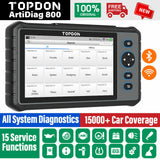 TOPDON ArtiDiag800 OBD2 Car Diagnostic Tool EOBD FULL System Automotive Scanner - Auto Lines Australia