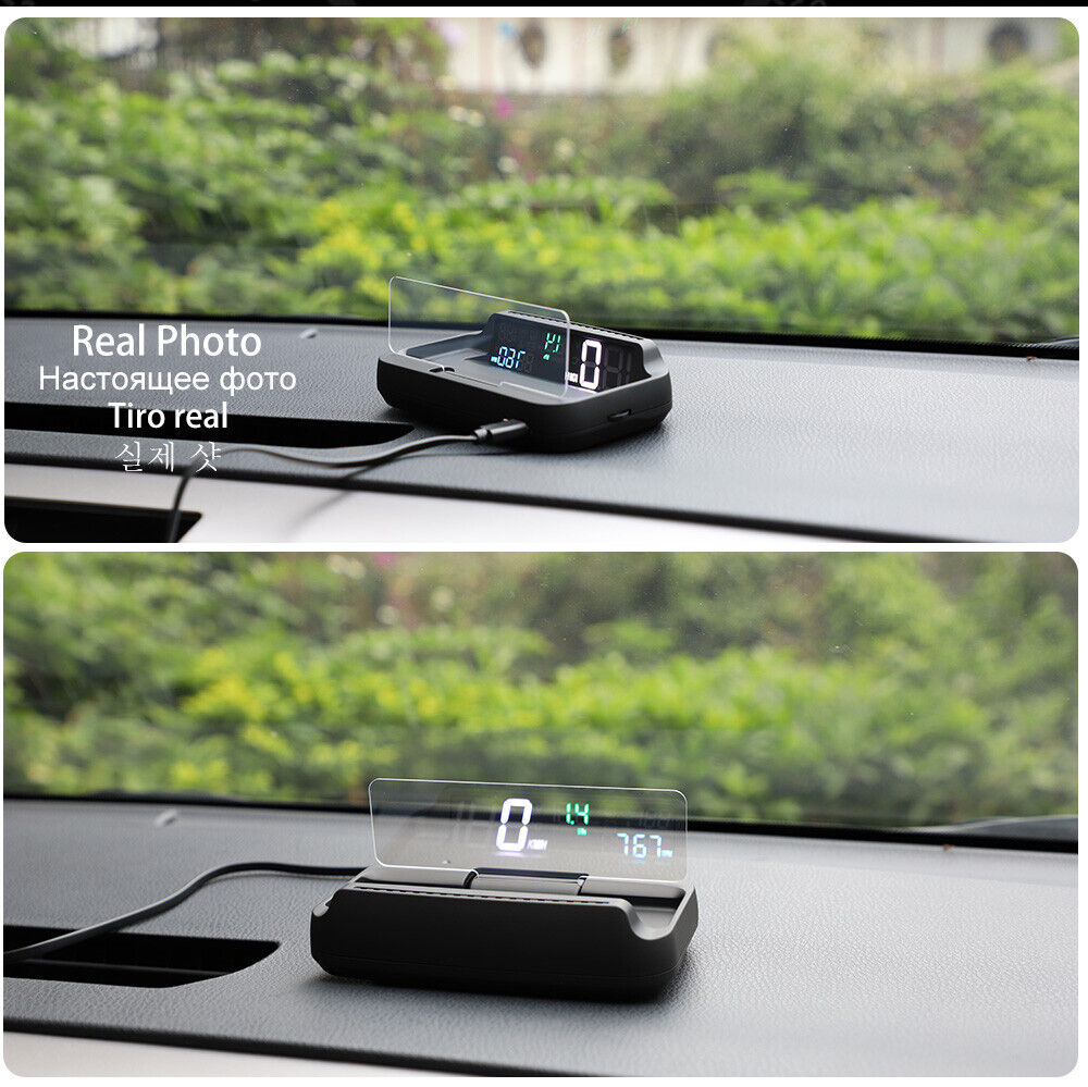 Mirror HUD MX20 Head Up Display OBD2 Winshield Speedometer RPM Speed Projector - Auto Lines Australia