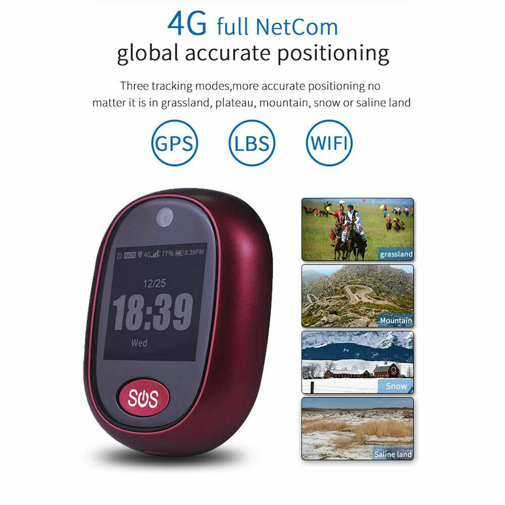4G LTE Personal Mini GPS Tracker Waterproof IP67 Smart Tracking Kids Elderly - Auto Lines Australia Main image