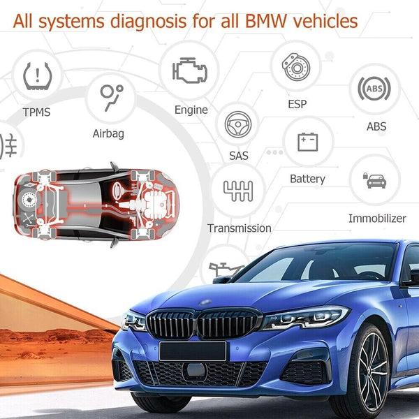 Ancel BM500 OBD2 Code Reader Scanner Professional Full System Enhanced DPF BMS - Auto Lines Australia
