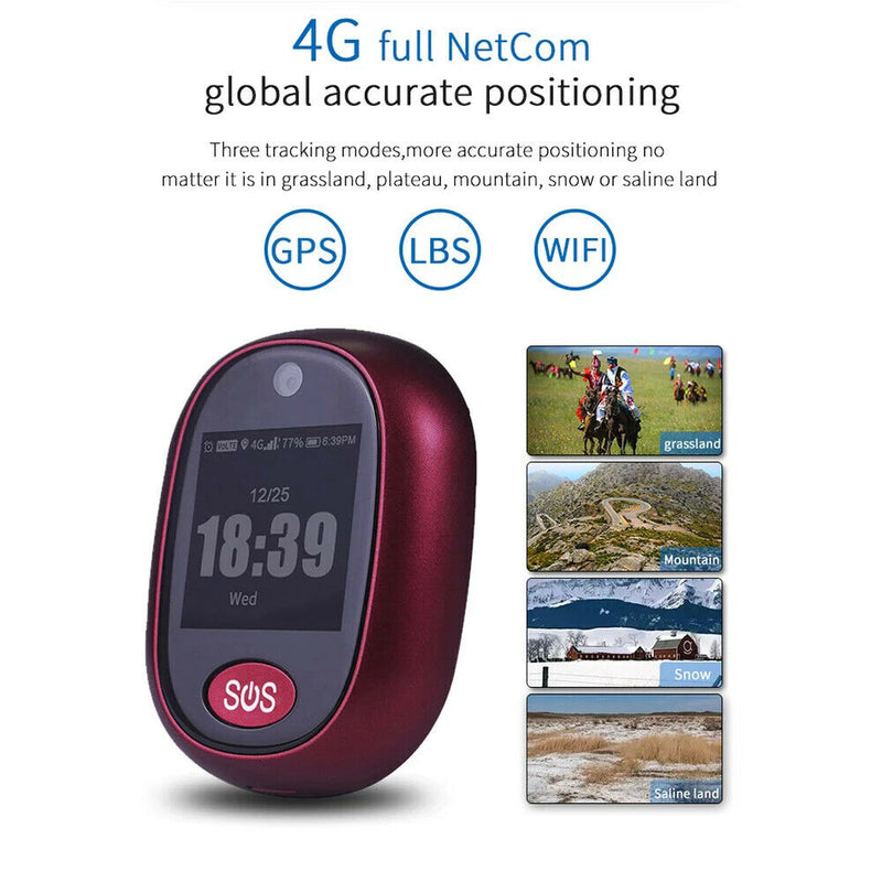 Mini Rastreador Personal GPS 4G IP67 resistente para exterior