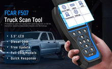 Load image into Gallery viewer, FCAR F507 All System Heavy Duty Truck Scanner and Car OBDII Code Reader