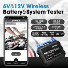 Load image into Gallery viewer, TOPDON Wireless Car Battery Tester Digital Tool AGM BT Mobile Lite Free APP