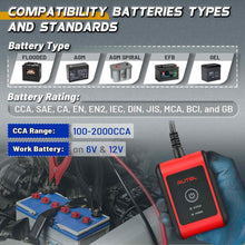 Load image into Gallery viewer, Autel MaxiBAS BT508Car Battery Tester,Automotive Cranking&amp;Charging System Analyz